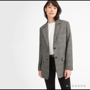 Everlane - The Oversized Blazer - Glen plaid - Size 0
